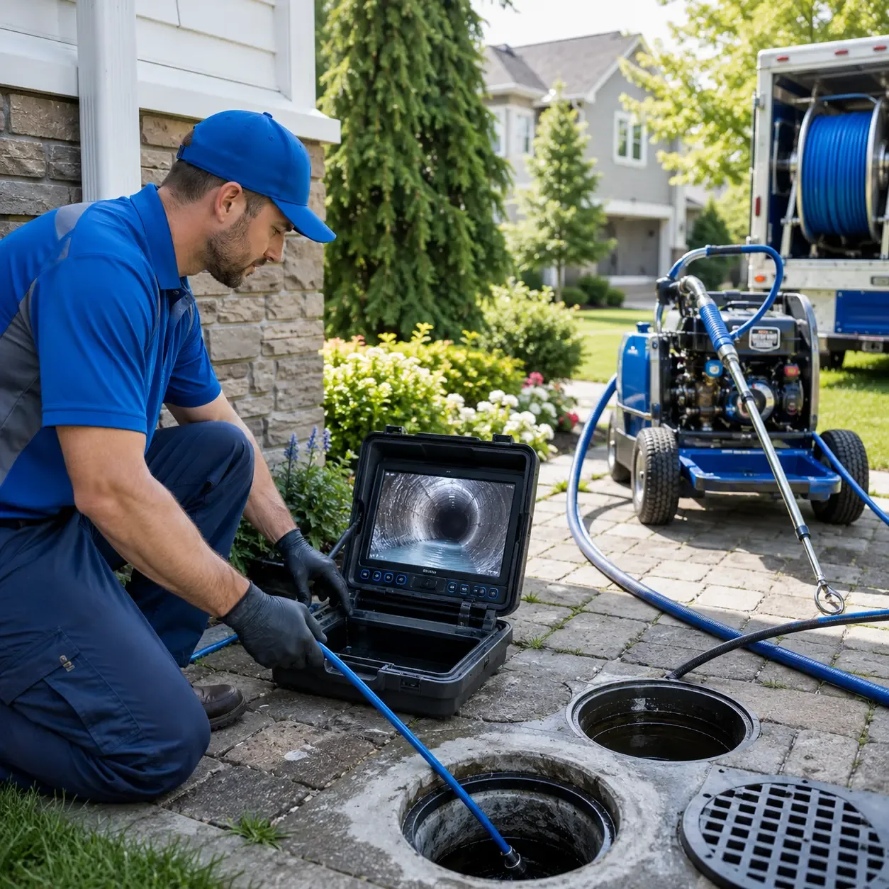Outdoor drain cleaning professionals serving Glenwood, NY